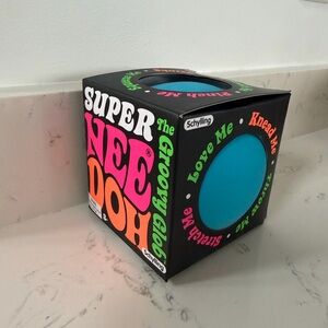 Super NeeDoh Blue Stress Ball Toy